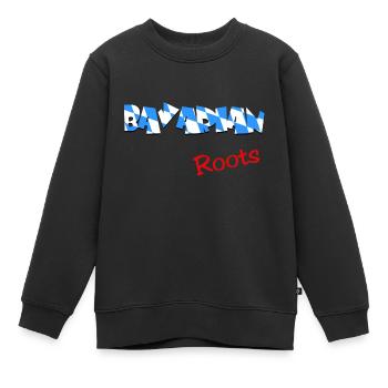 Bavarian Roots - Kinder Premium Organic Sweatshirt - Schwarz - Vorne - AI Model Kid Female (0cm)