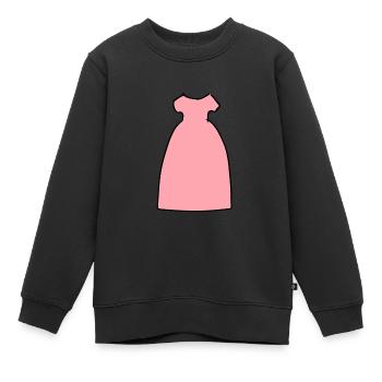 Kleid Symbol Klamotten pink - Kinder Premium Organic Sweatshirt - Schwarz - Vorne - AI Model Kid Female (0cm)