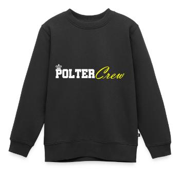 Polter Crew Verlobung Hochzeit - Kinder Premium Organic Sweatshirt - Schwarz - Vorne - AI Model Kid Female (0cm)