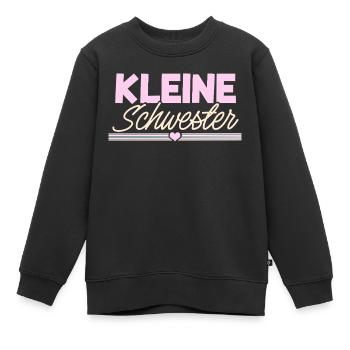 Kleine Schwester - Kinder Premium Organic Sweatshirt - Schwarz - Vorne - AI Model Kid Female (0cm)