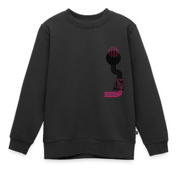 Live Your Passion - Kinder Premium Organic Sweatshirt - Schwarz - Vorne - AI Model Kid Female (0cm)