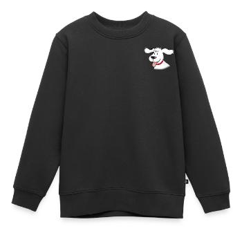 TKKG Gabys Hund Oskar - Kinder Premium Organic Sweatshirt - Schwarz - Vorne - AI Model Kid Female (0cm)
