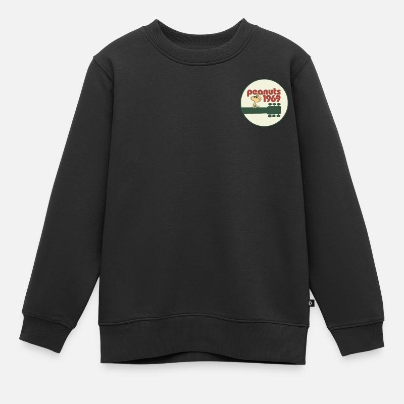 Peanuts Snoopy Guitarre 1969 - Sweat Premium enfant bio - noir