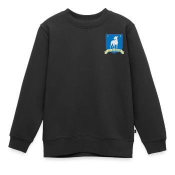 Ted Lasso A.F.C Richmond Kleines Logo - Kinder Premium Organic Sweatshirt - Schwarz - Vorne - AI Model Kid Female (0cm)