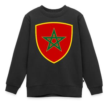 Marokko - Kinder Premium Organic Sweatshirt - Schwarz - Vorne - AI Model Kid Female (0cm)