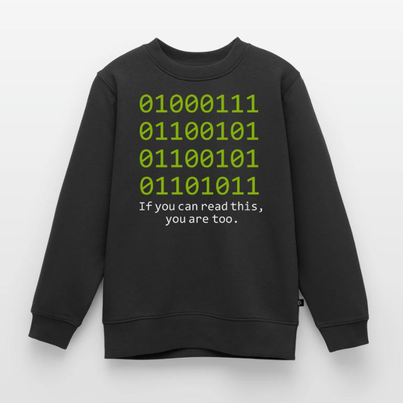 debugging programmer computer science computer nerd Kids Premium Organic Sweatshirt
