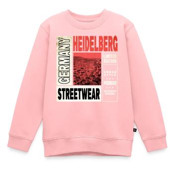 Heidelberg Deutschland Stadt Skyline Heimat Liebe - Kinder Premium Organic Sweatshirt - Rosa - Vorne - AI Model Kid Female (0cm)