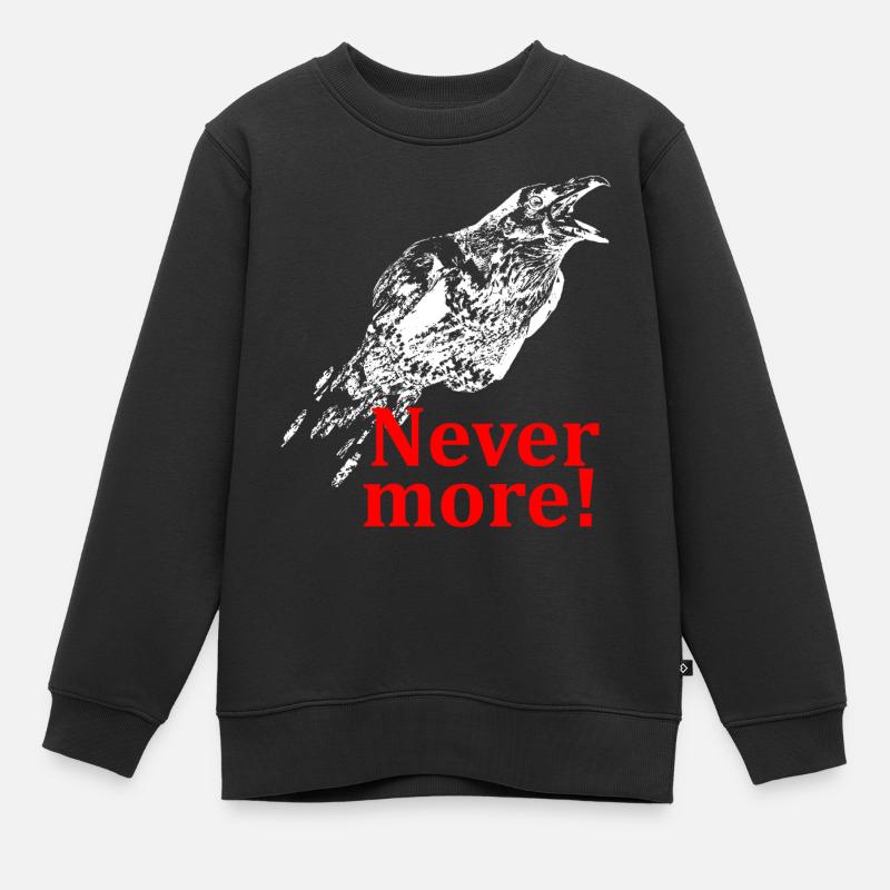 The Raven - Nevermore! - Sweat Premium enfant bio - noir
