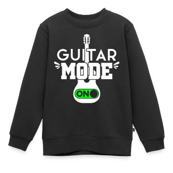 Gitarre lernen Zubehör - Kinder Premium Organic Sweatshirt - Schwarz - Vorne - AI Model Kid Female (0cm)