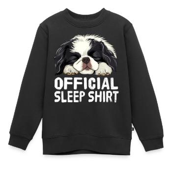 Offizielles japanisches Schlafshirt mit japanische - Kinder Premium Organic Sweatshirt - Schwarz - Vorne - AI Model Kid Female (0cm)