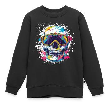 Skull Ski Lunettes de ski - Sweat Premium enfant bio - noir - Devant - AI Model Kid Female (0cm)