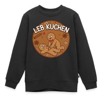Lebkuchen Liebesrettung - Kinder Premium Organic Sweatshirt - Schwarz - Vorne - AI Model Kid Female (0cm)