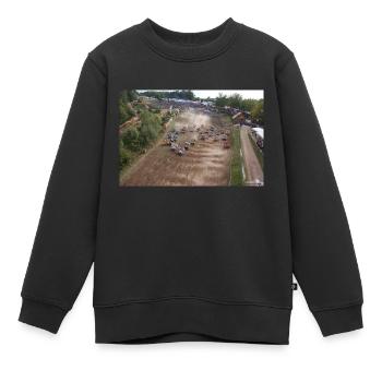 Sidecarcross Start - Rudersberg - Kinder Premium Organic Sweatshirt - Schwarz - Vorne - AI Model Kid Female (0cm)