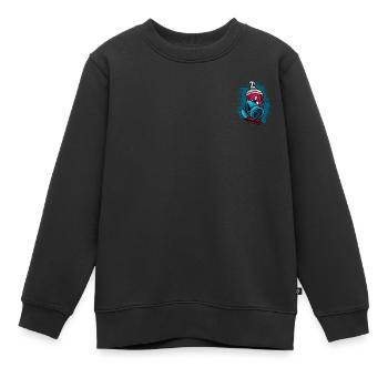 Peintures de peinture - Sweat Premium enfant bio - noir - Devant - AI Model Kid Female (0cm)