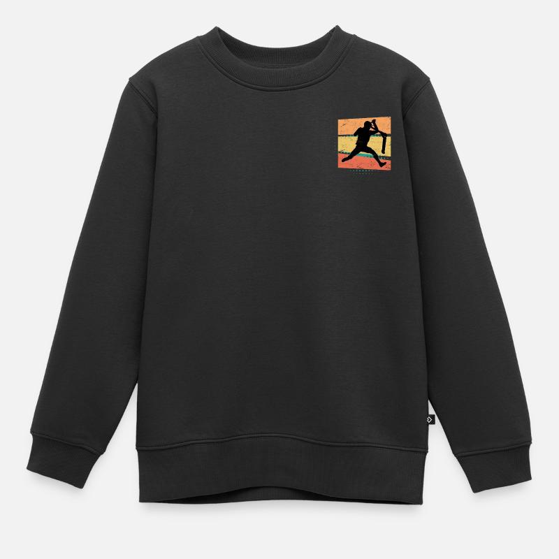 Roller Cityroll scooter Vintage Retro Silhouette - Sweat Premium enfant bio - noir