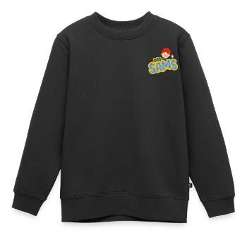 Das Sams Logo Sams Winkt - Kinder Premium Organic Sweatshirt - Schwarz - Vorne - AI Model Kid Female (0cm)