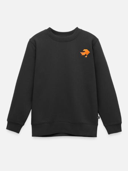 Goldfish - Tangram - Kids Premium Organic Sweatshirt - black