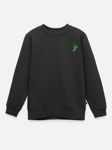 Dinosaures - Tangram - Sweat Premium enfant bio - noir