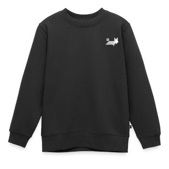 Maltais - Tangram - Sweat Premium enfant bio - noir - Devant - AI Model Kid Female (0cm)