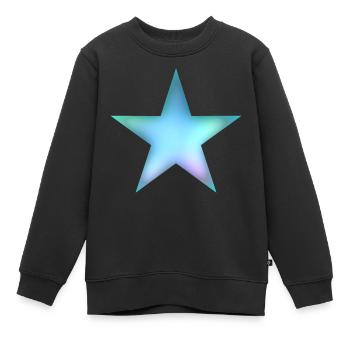 Étoile - Sweat Premium enfant bio - noir - Devant - AI Model Kid Female (0cm)