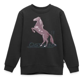 OSTWIND Aufbruch Nach Ora Hengst Steigt Pfeil - Kinder Premium Organic Sweatshirt - Schwarz - Vorne - AI Model Kid Female (0cm)