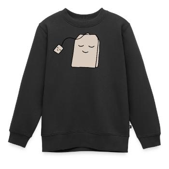 Tee Gaphic - Kinder Premium Organic Sweatshirt - Schwarz - Vorne - AI Model Kid Female (0cm)