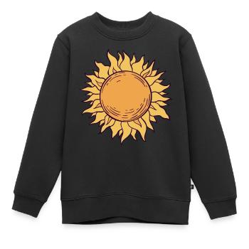 SOLEIL - Sweat Premium enfant bio - noir - Devant - AI Model Kid Female (0cm)