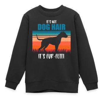 American Pit Bull Terrier - Kids Premium Organic Sweatshirt - black - Front - AI Model Kid Female (0cm)