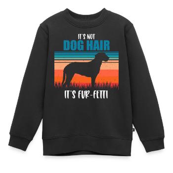 Curly Coated Retriever - Kids Premium Organic Sweatshirt - black - Front - AI Model Kid Female (0cm)