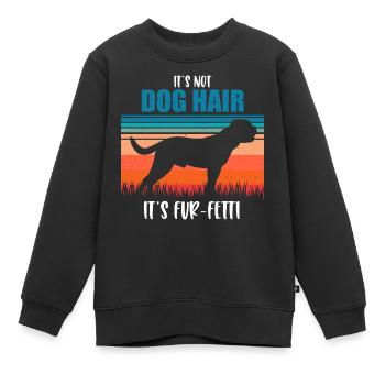 Dogue de Bordeaux - Sweat Premium enfant bio - noir - Devant - AI Model Kid Female (0cm)