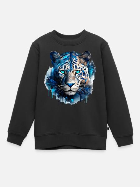 Jaguar - Kinder Premium Organic Sweatshirt - Schwarz