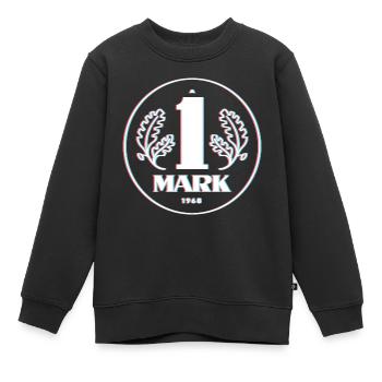 Ostmark 3D - Kinder Premium Organic Sweatshirt - Schwarz - Vorne - AI Model Kid Female (0cm)