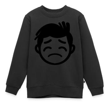 fatigue - Sweat Premium enfant bio - noir - Devant - AI Model Kid Female (0cm)