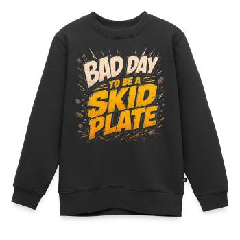 Off-Road Humour: Bad Day for the Hoof - Kids Premium Organic Sweatshirt - black - Front - AI Model Kid Female (0cm)