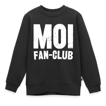 moi fan-club - Sweat Premium enfant bio - noir - Devant - AI Model Kid Female (0cm)