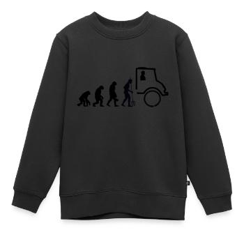 Unimog Evolution - Offroad - Farben editierbar - Kinder Premium Organic Sweatshirt - Schwarz - Vorne - AI Model Kid Female (0cm)