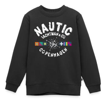 Nautic Kopenhagen - Kinder Premium Organic Sweatshirt - Schwarz - Vorne - AI Model Kid Female (0cm)