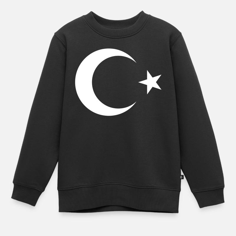 Ayyildiz - Kinder Premium Organic Sweatshirt - Schwarz