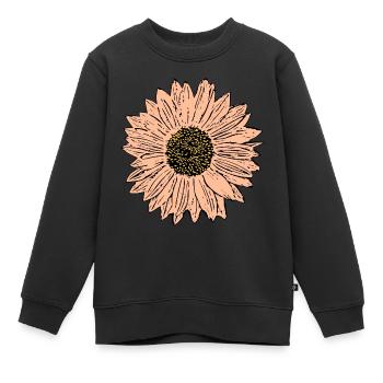 Fleur fleur pastel fleurs fleurs pastel - Sweat Premium enfant bio - noir - Devant - AI Model Kid Female (0cm)