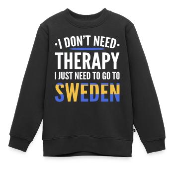 Schweden Schwedisch - Kinder Premium Organic Sweatshirt - Schwarz - Vorne - AI Model Kid Female (0cm)