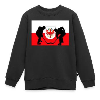Drapeau du Tyrol du Sud - Sweat Premium enfant bio - noir - Devant - AI Model Kid Female (0cm)