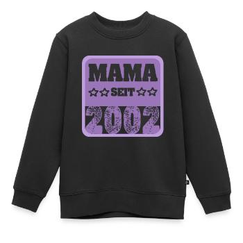 seit 2002 - Kinder Premium Organic Sweatshirt - Schwarz - Vorne - AI Model Kid Female (0cm)