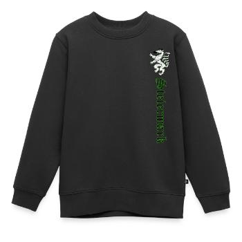 Steiermark - Kinder Premium Organic Sweatshirt - Schwarz - Vorne - AI Model Kid Female (0cm)