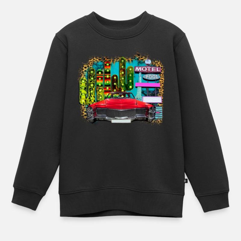 Cadillac Ranch - Sweat Premium enfant bio - noir