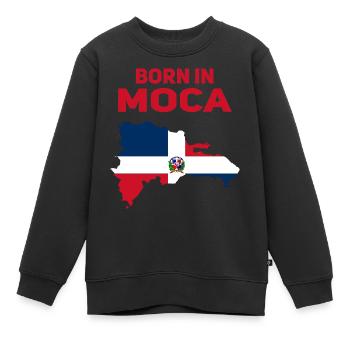 Dominikanische Republik - Kinder Premium Organic Sweatshirt - Schwarz - Vorne - AI Model Kid Female (0cm)