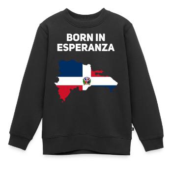Dominikanische Republik - Kinder Premium Organic Sweatshirt - Schwarz - Vorne - AI Model Kid Female (0cm)
