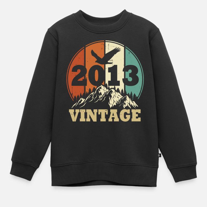 Vintage 2013 - Sweat Premium enfant bio - noir