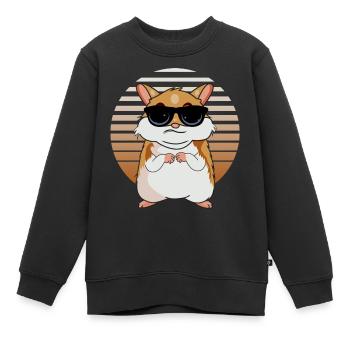 Hamster Liebhaber - Kinder Premium Organic Sweatshirt - Schwarz - Vorne - AI Model Kid Female (0cm)