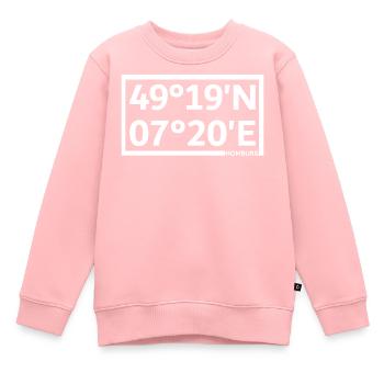 Homburg coordinates - Kids Premium Organic Sweatshirt - rose - Front - AI Model Kid Female (0cm)