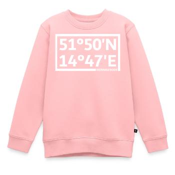 Wernigerode coordinates - Kids Premium Organic Sweatshirt - rose - Front - AI Model Kid Female (0cm)